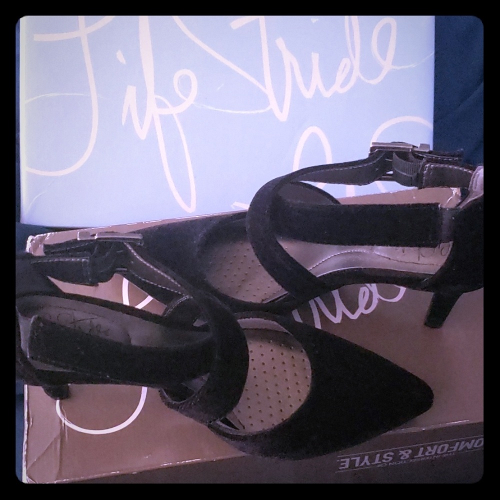Black heels